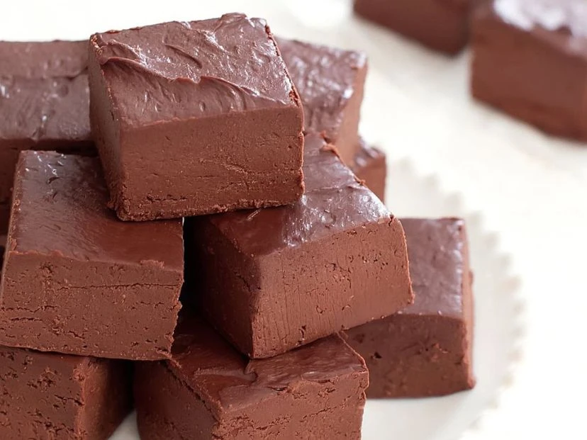 Fudge de chocolate con leche condensada: una receta fácil, con pocos ingredientes y sin horno