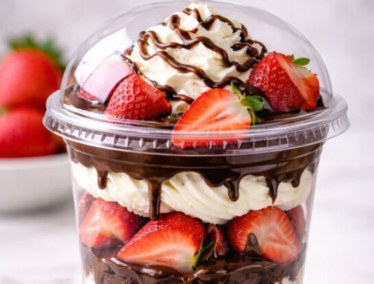 Postre express: la receta de las frutillas con crema y chocolate listas en minutos