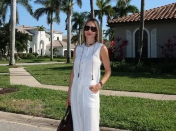 El look minimalista de María Vázquez, ideal para el entretiempo