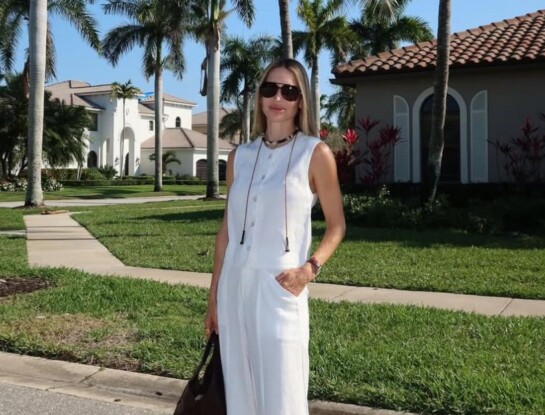 El look minimalista de María Vázquez, ideal para el entretiempo