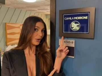 El look de Camila Morrone para el programa de Jimmy Fallon que impone elegancia minimalista