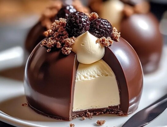 Bombón de chocolate relleno de crema: la receta del postre con sorpresa irresistible