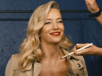 Luisana Lopilato deslumbró con un look brillante en el primer programa de Mario Pergolini