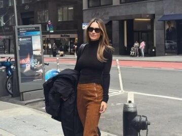María Vázquez mostró su look en Nueva York