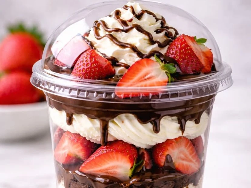 Postre express: la receta de las frutillas con crema y chocolate listas en minutos