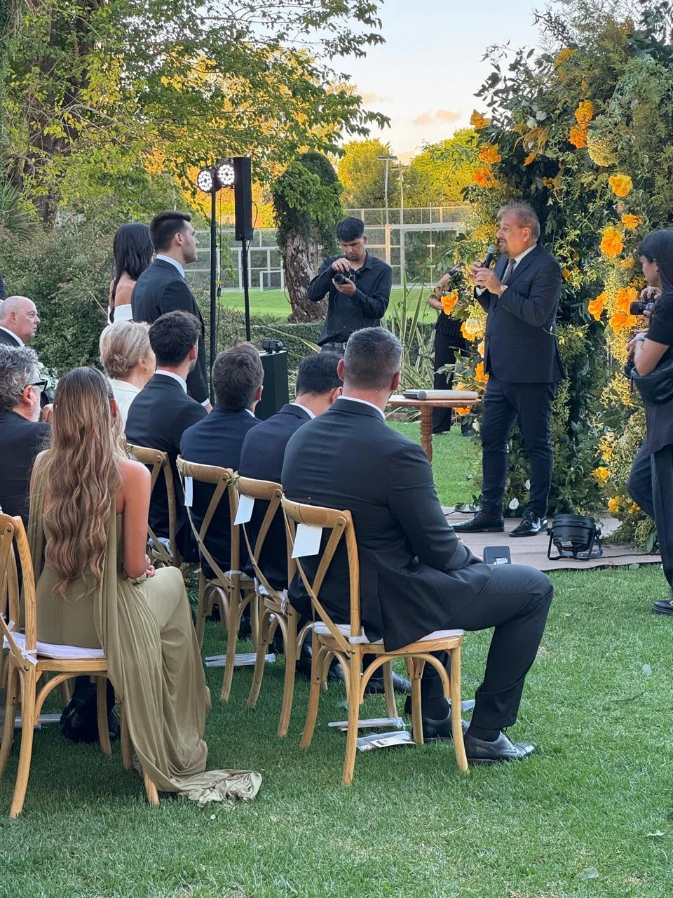 En la ceremonia estuvo el juez juez Arturo Bayala. 