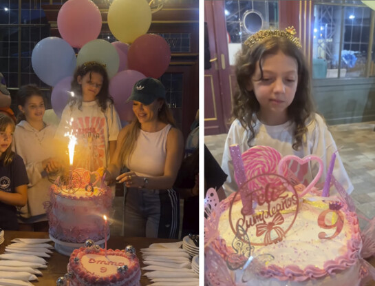 Así fue la fiesta soñada de Emma, la hija de Evangelina Anderson: celebró con las hijas de Wanda Nara y La Joaqui