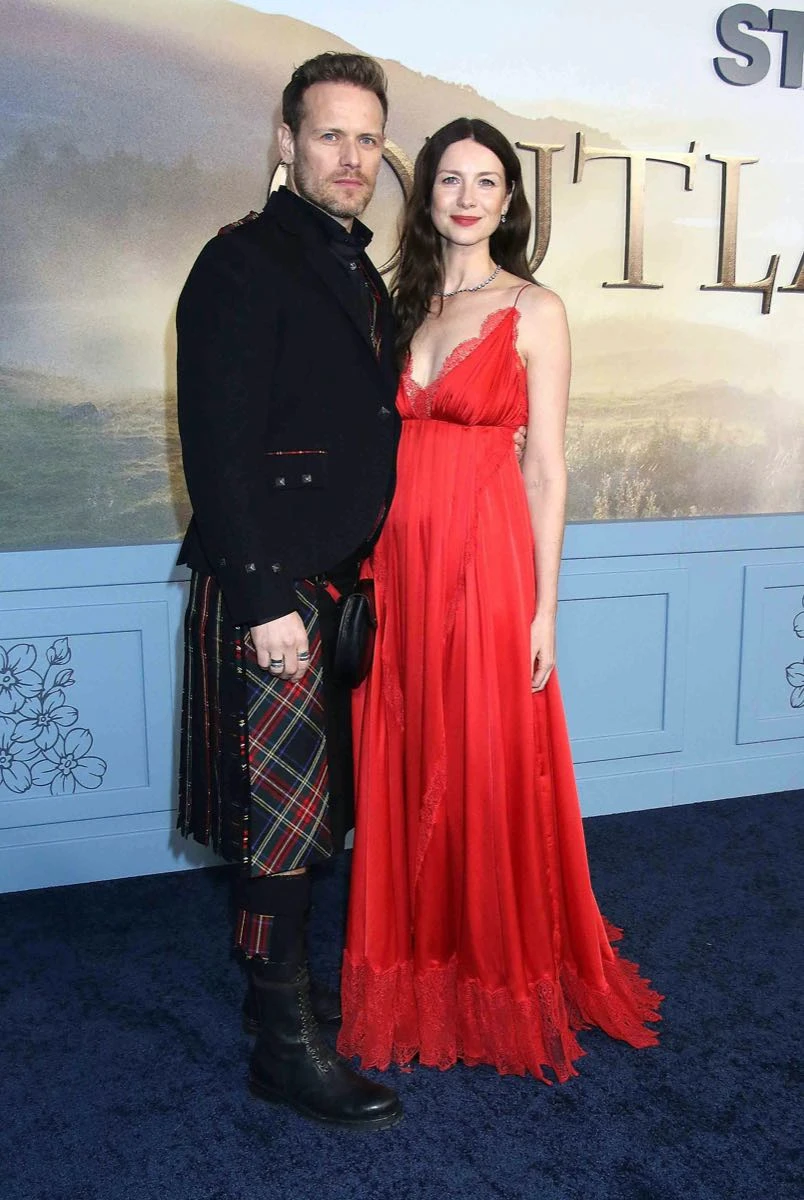 Sam Heughan y Caitríona Balfe 