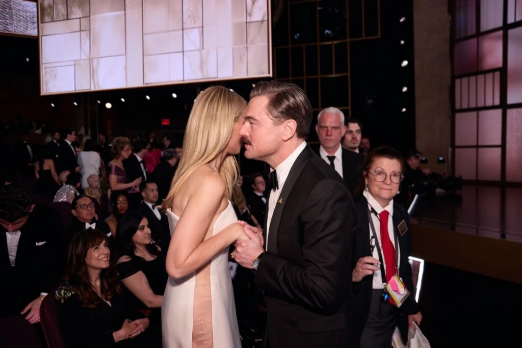 Gwyneth Paltrow y Leonardo DiCaprio  