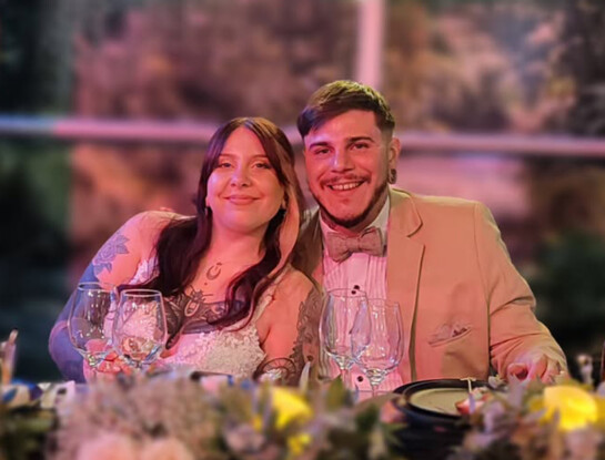 Así fue la boda religiosa de Guido Icardi, el hermano de Mauro: ceremonia frente al río y el romántico look de la novia