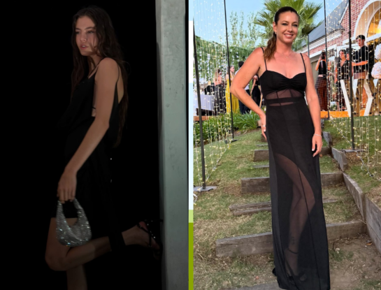 Los increíbles matching looks de Gege Neumann y Helena Otamendi para la fiesta de 15 de Allegra Cubero