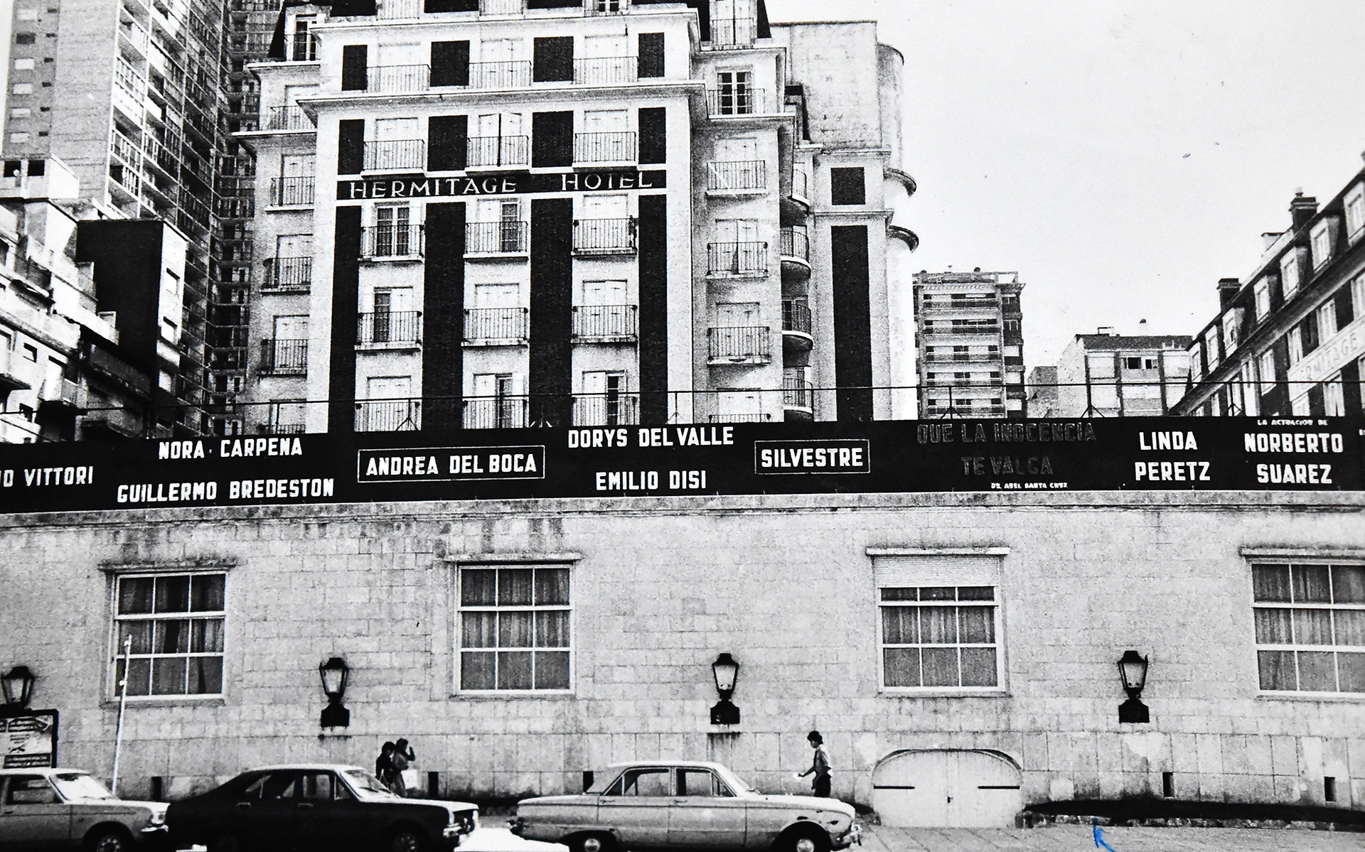 El Hermitage Hotel, un clásico de la perfil costero marplatense.
