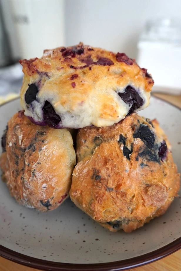 Pan de arándanos. Foto: Pinterest