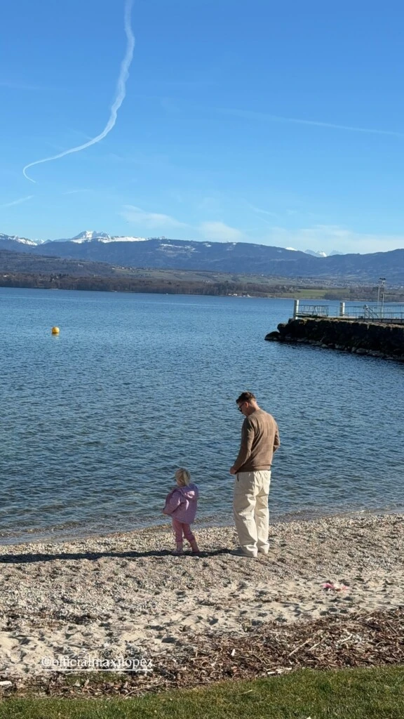 Maxi López junto a Elle