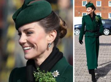 Kate Middleton apostó a la moda circular en San Patricio con un look verde que ya había usado