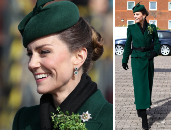 Kate Middleton apostó a la moda circular en San Patricio con un look verde que ya había usado