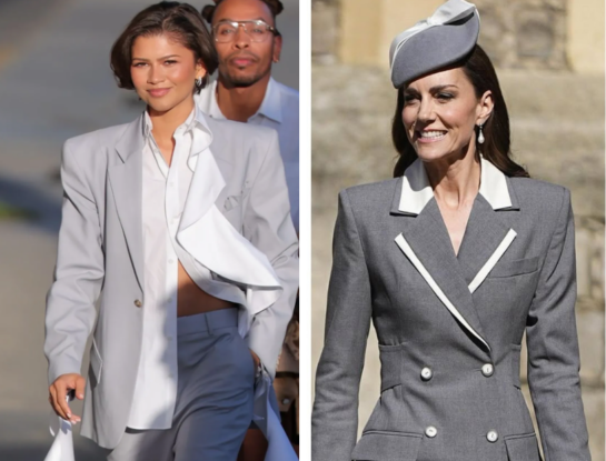 Kate Middleton y Zendaya coinciden en la fórmula más elegante del momento