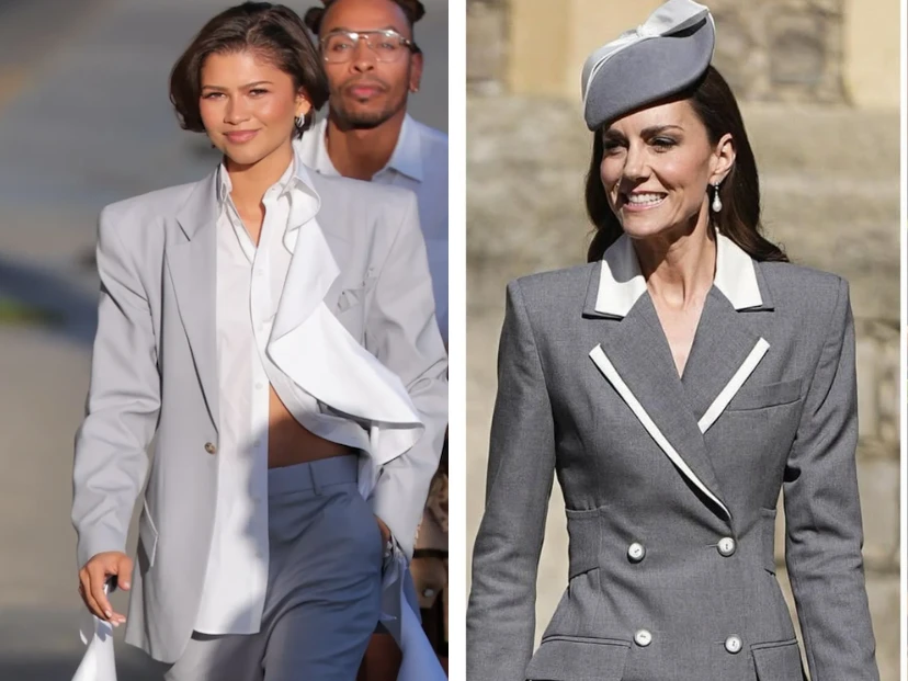 Kate Middleton y Zendaya coinciden en la fórmula más elegante del momento