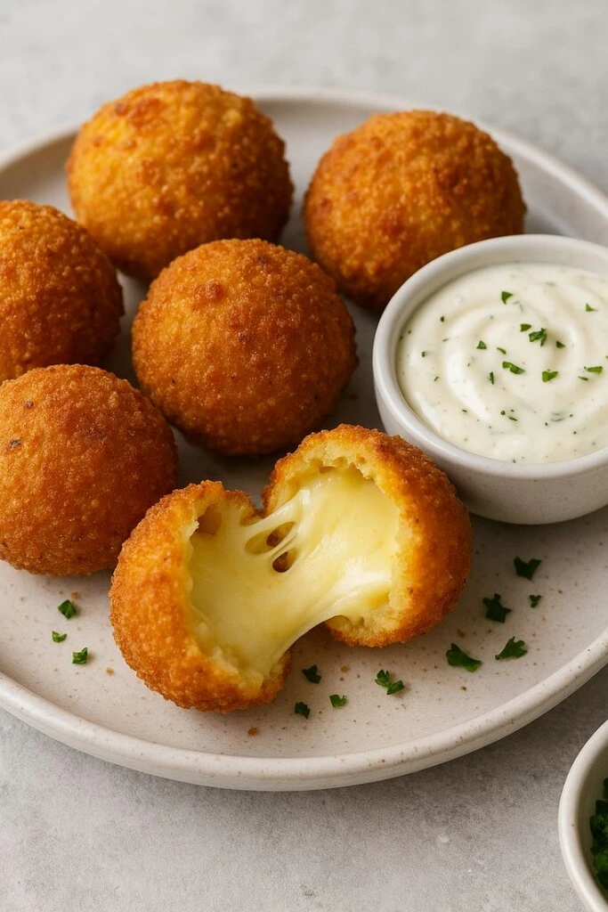 Bolitas de queso. Foto: Pinterest