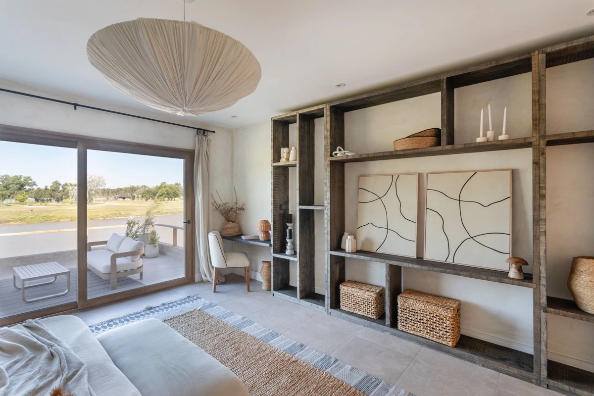 La luz filtrada, los textiles y las texturas 