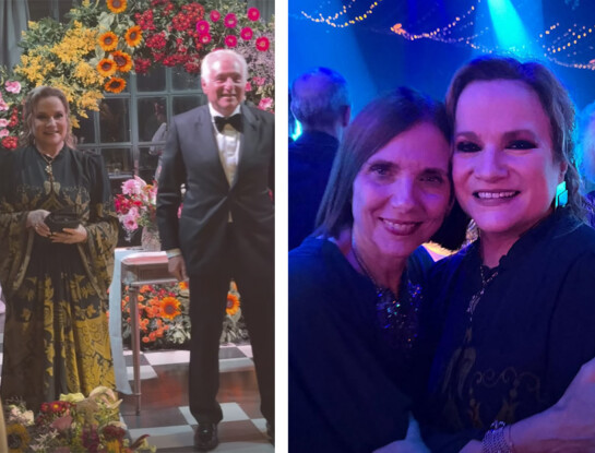 Lucía Galán deslumbró con un look sofisticado y elegante en la boda de su hija Rocío Hazán