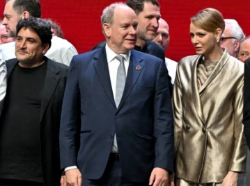 Las fotos de Mauro Colagreco junto al príncipe Alberto y Charlene de Mónaco en la ceremonia de la Guía Michelin