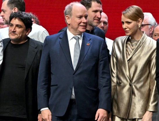 Las fotos de Mauro Colagreco junto al príncipe Alberto y Charlene de Mónaco en la ceremonia de la Guía Michelin