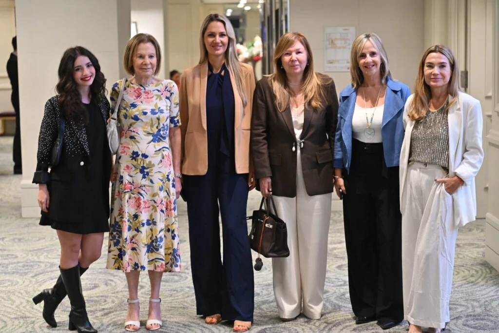 Luli Ofman, Inés Weingerg de Roca , Carolina Losada, Marisa Koifman, Marina Degtiar Vicepresidente de DAIA, Keren Wainstein