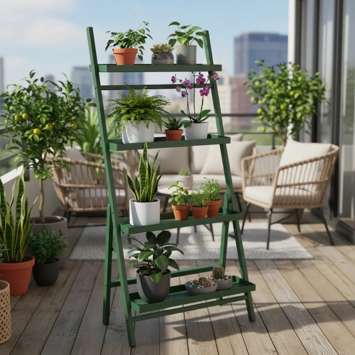 Balcones y terrazas se proyectan como una continuidad del interiorismo.  