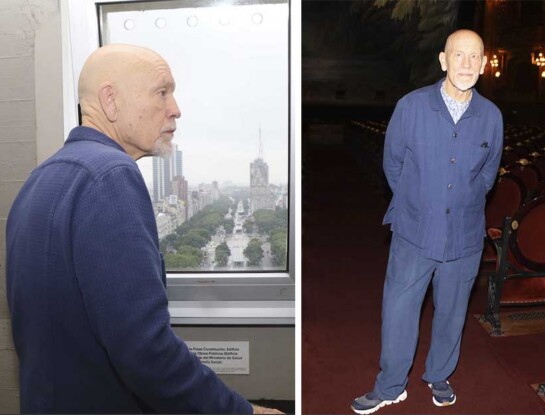 John Malkovich recorrió Buenos Aires: del mirador del Obelisco al Teatro Colón