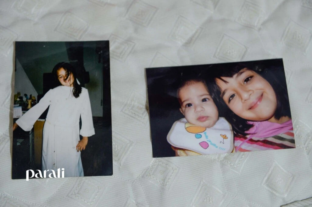 Lucía Aylén Costa Osores de chica.