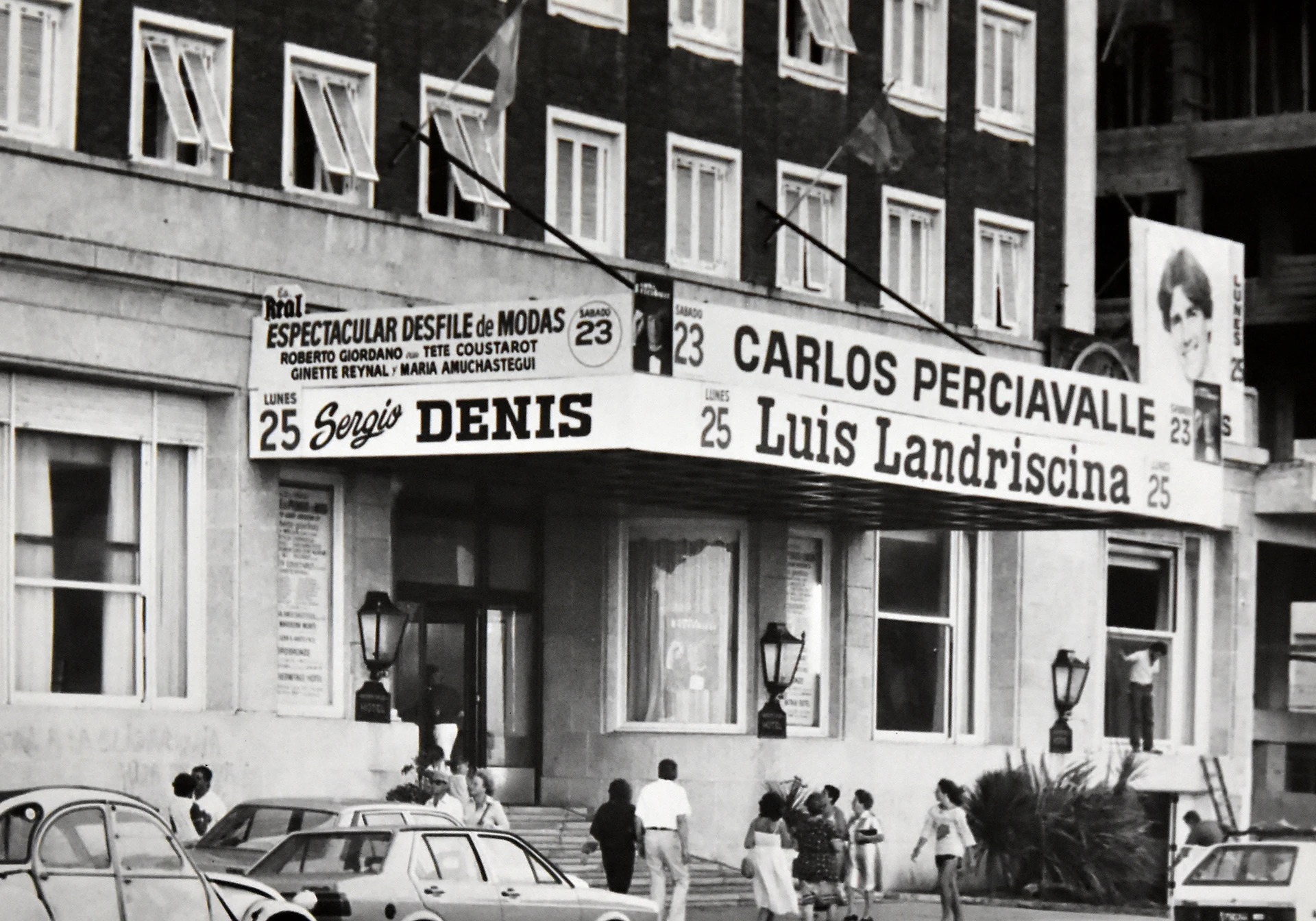 La antigua marquesina del Hermitage.