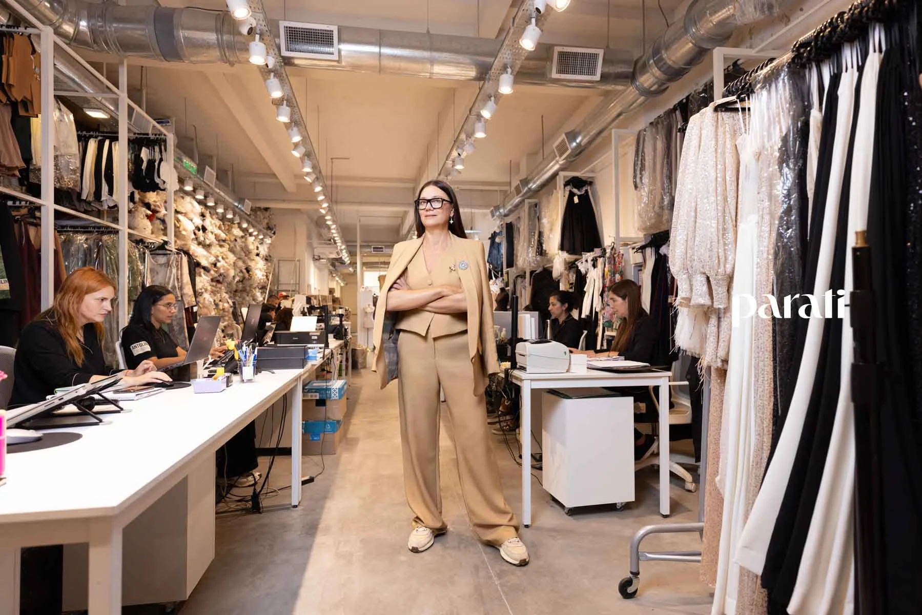 Natalia Antolín en su taller. 