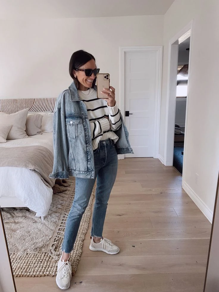 Jean+suéter+campera