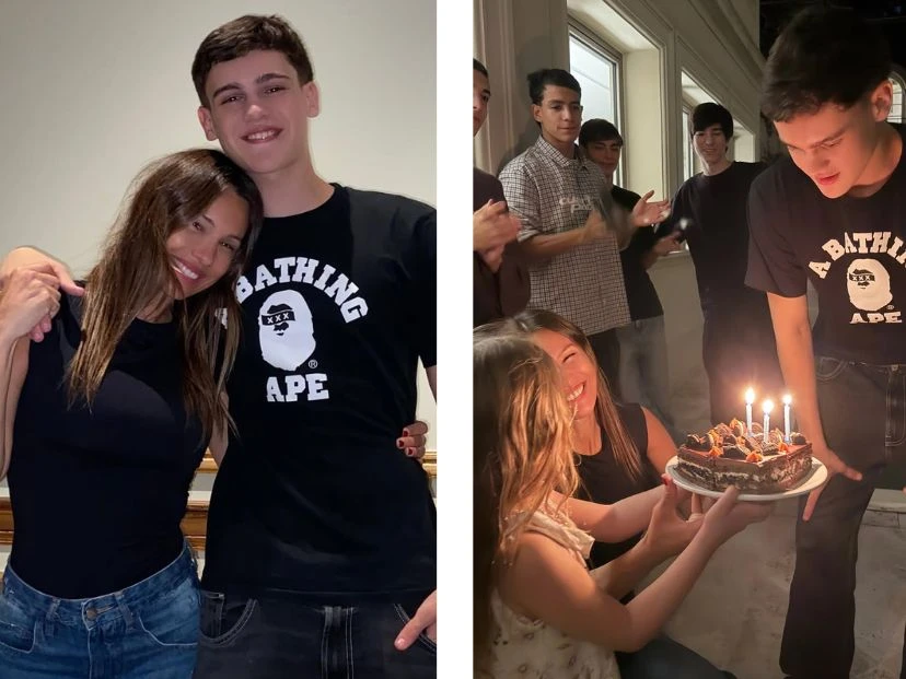 Las fotos del festejo de cumpleaños de Bautista, el hijo de Pampita