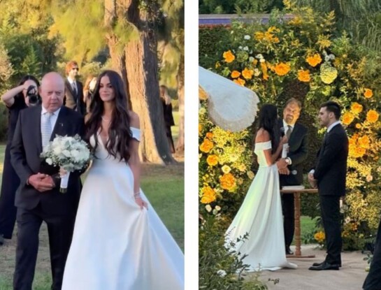 Las fotos del casamiento de Emily Lucius y Rodrigo Valladares Macri 