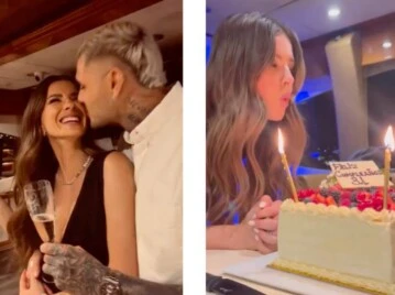 Así comenzó la China Suárez los festejos por sus 34 años