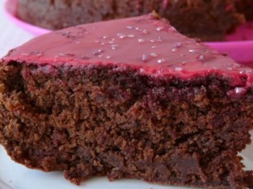 Budín de remolacha y chocolate