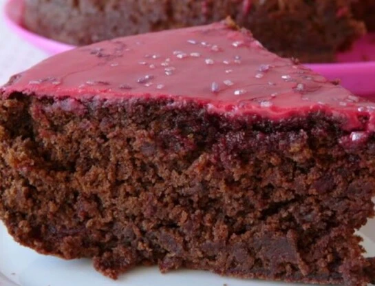 Budín de remolacha y chocolate