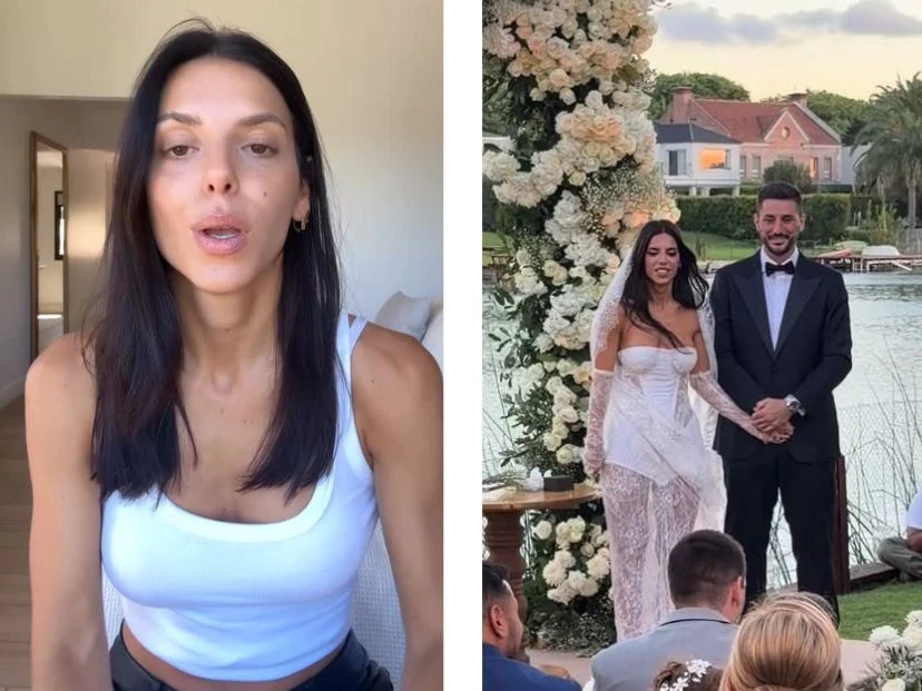 El percance que amenazó el casamiento de Paloma Goycochea