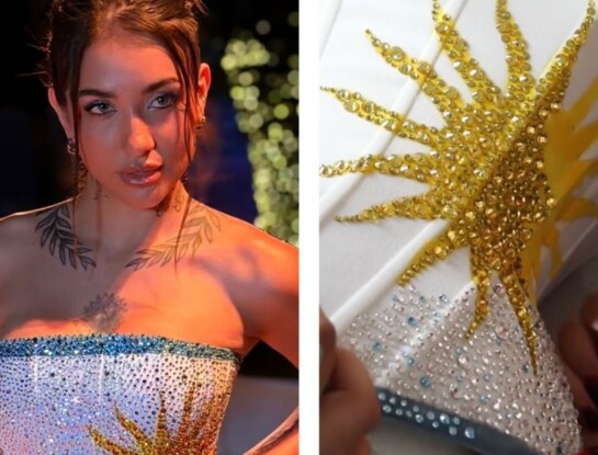 El look patriótico de María Becerra que se robó todas las miradas en el show de Sabrina Carpenter