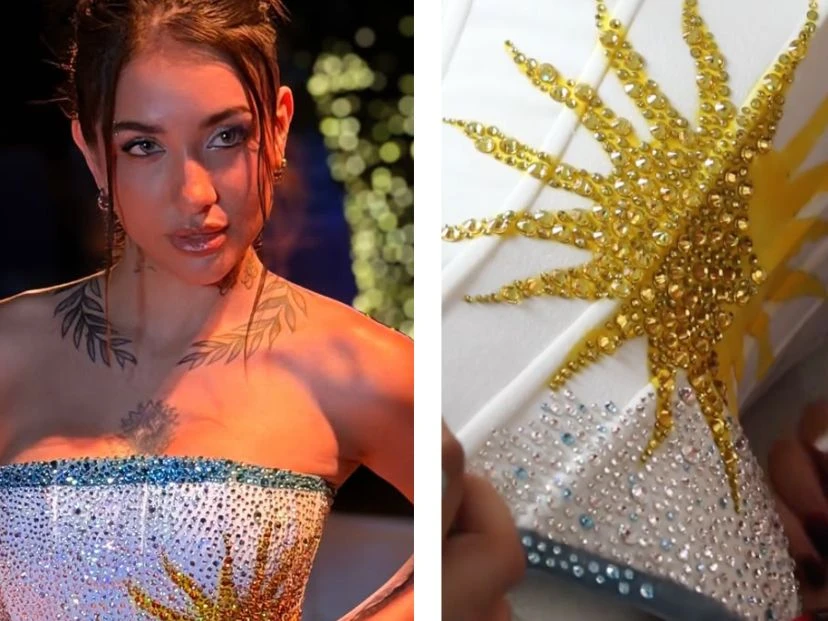 Look de María Becerra en el Lollapalooza