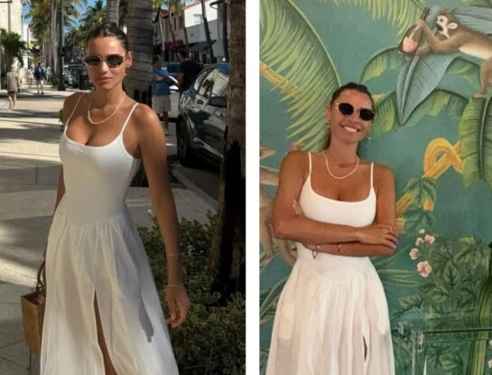 El look de Pampita en Miami: cómo llevar el total white con una cartera protagonista