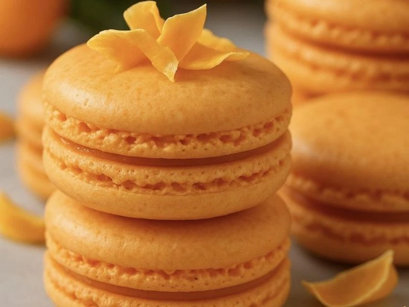 Macarons de naranja