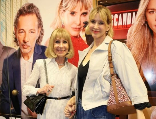 El encuentro entre Evangelina Salazar y Guillermina Valdés, su ex nuera, en el teatro