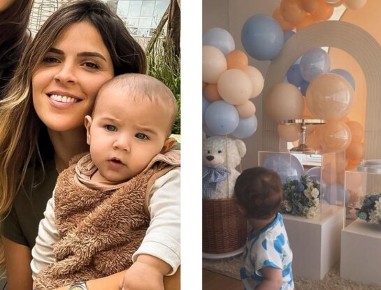 Así fue el primer cumpleaños de Lautaro, el hijo de Leandro Paredes y Camila Galante