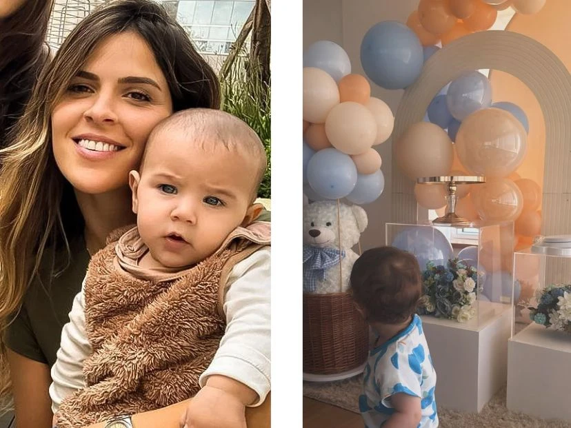 Así fue el primer cumpleaños de Lautaro, el hijo de Leandro Paredes y Camila Galante