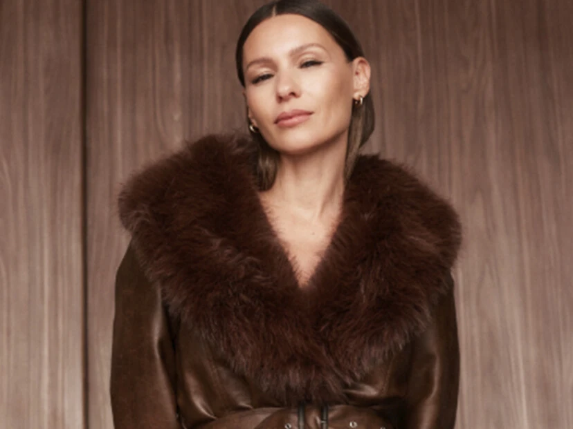 Pampita look total brown