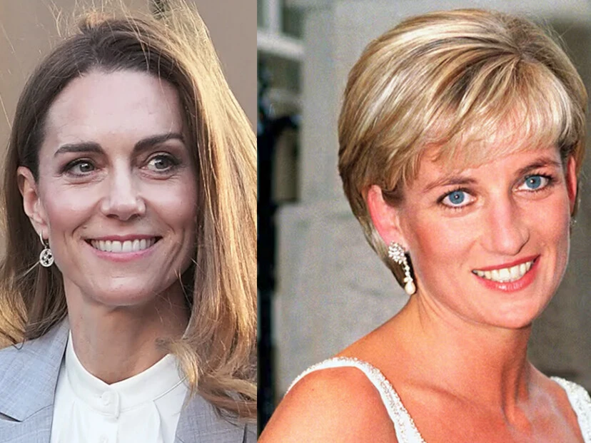 Kate Middleton y lady di