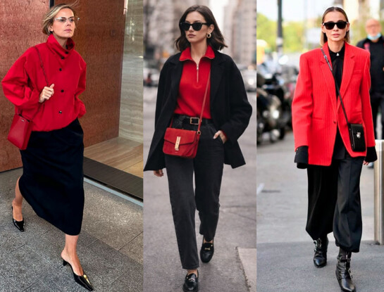 Alerta tendencia: rojo y negro, el combo más chic y poderoso del otoño-invierno 2026